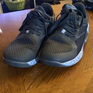 Reebok Grey and Light Blue Athletic Shoes